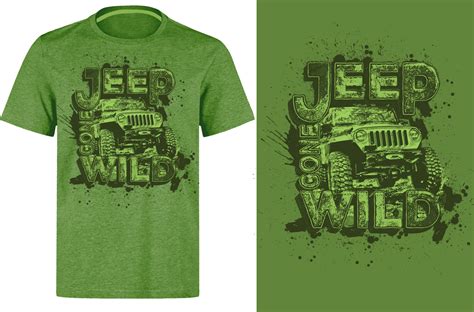 Modern Bold T Shirt Design For Jeep Gone Wild By Wendyrv Design