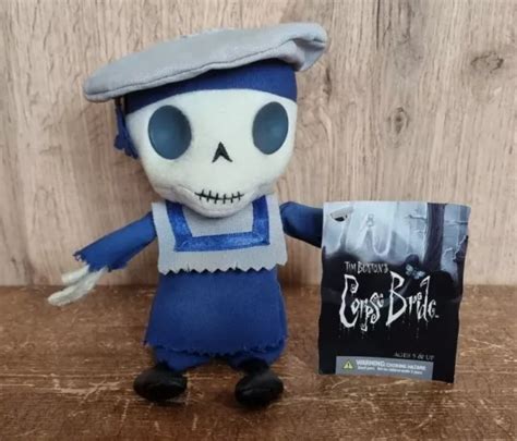 Corpse Bride Plush Skeleton Boy Tagged Tim Burton Mcfarlane Soft Toys