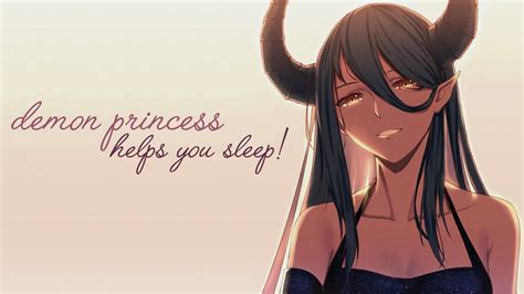 [asmr] Demon Princess Helps You Sleep [ear Cleaning] [headpatting