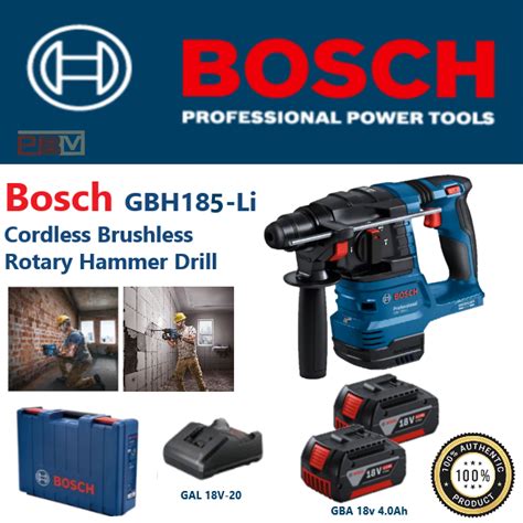 Bosch Gbh Li Cordless Brushless Rotary Hammer Drill V Mode