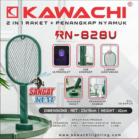 Jual Kawachi Raket Nyamuk In Rn U Multifungsi Perangkap Nyamuk