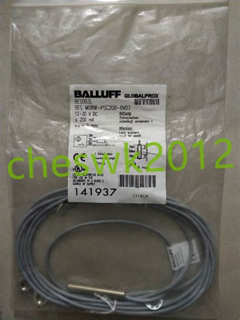 1 PCS New BALLUFF Proximity Switch BES003L BES M08MI PSC20B BV03 EBay