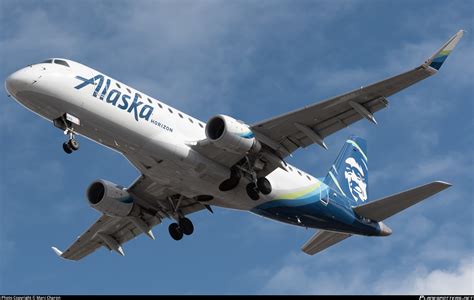 N Qx Alaska Airlines Embraer Erj Lr Erj Lr Photo By Marc