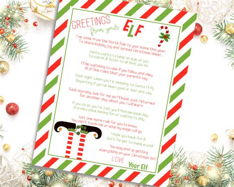 Free Elf On The Shelf Welcome Letter Printable And Ideas For A North