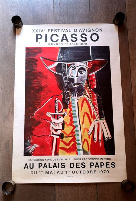 Proantic: Pablo Picasso Poster XXIth Avignon Festival 1970