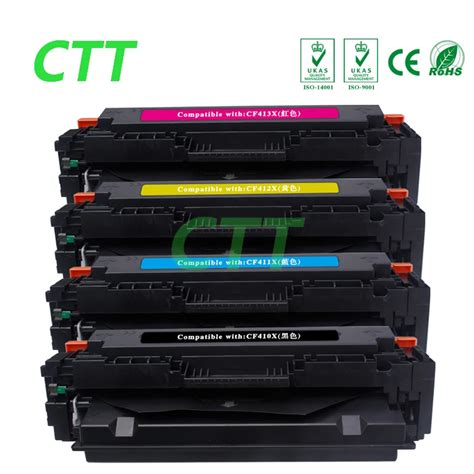 Color Set X Cf X Cf X Cf X Cf X Toner Cartridge