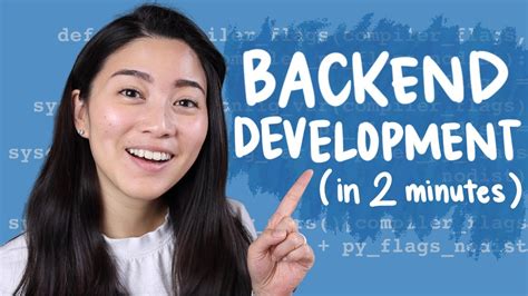 Backend Development Explained In 2 Minutes Tech In 2 Youtube