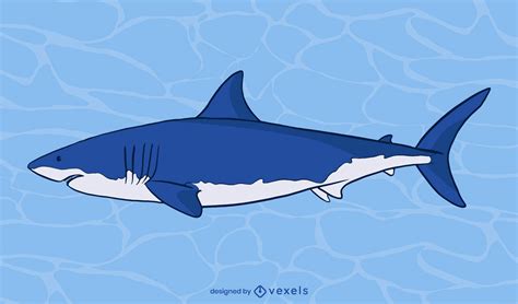 Great White Shark Illustration