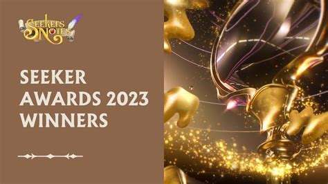 Seeker Awards 2023 WINNERS | Seekers Notes - YouTube