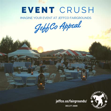 Get an event crush at the Jefferson County Fairgrounds. Imagine your ...