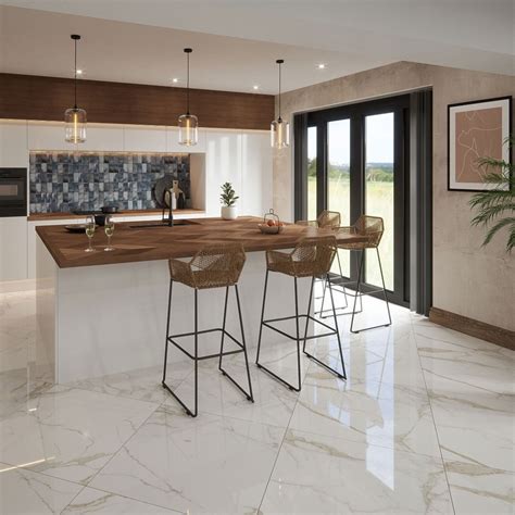 Open Plan Kitchen Living Room Home Decor Kitchen Modern Floor Tiles