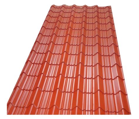 Color Coated Aluminium Tile Profile Roofing Sheet Thickness Of Sheet