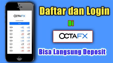 Cara Daftar Dan Login OctaFX Forex YouTube