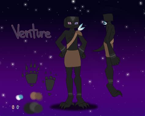 Hetero Eyed Ender Minecraft Enderman Oc By Starlitnightskies On