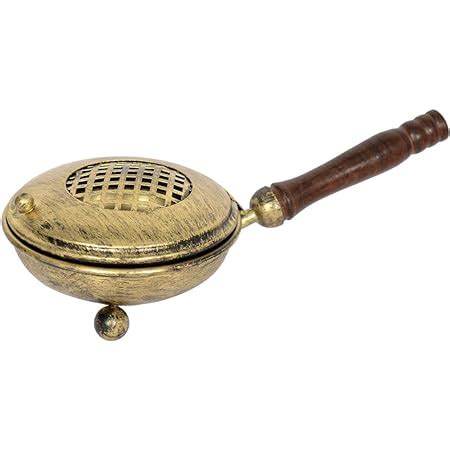 Skywalk Hand Crafted Metal Lobandan Charcoal Incense Burner Bakhoor