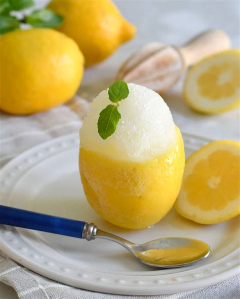 Cooking With Manuela Traditional Italian Granita Al Limone Lemon Granita