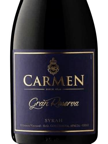 Carmen Gran Reserva Syrah Vivino US