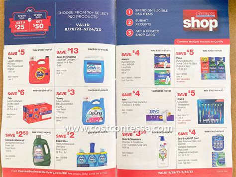 Costco Business Center Coupon Book September Ad Scan