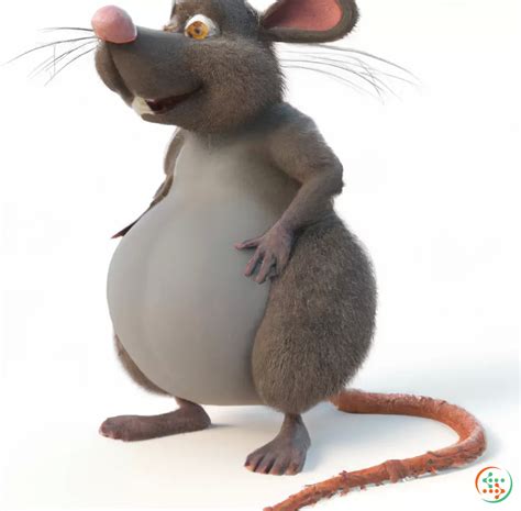 3D Rendering Of Thicc Remy The Rat From Ratatouille | Artificial Design