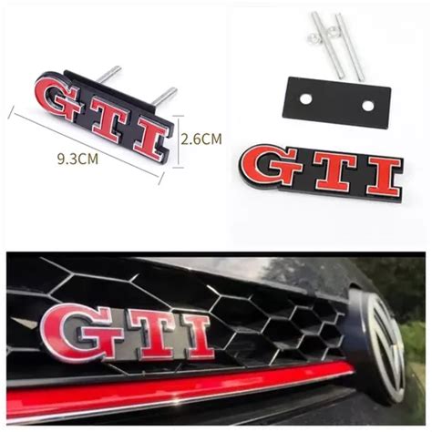 Emblema De Parrilla Gti Golf Polo Vento Tiguan Passat Jetta MercadoLibre