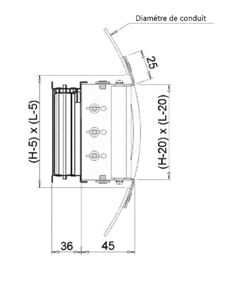 Grille Simple D Flexion En Acier Galvanis X Mm Pour Conduit