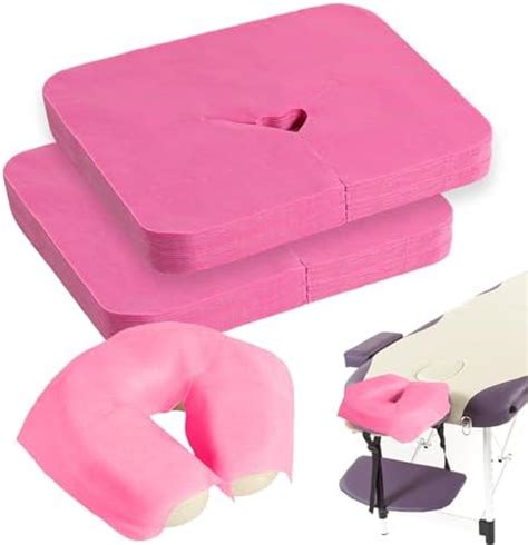 Amazon 200 Pieces Disposable Face Cradle Covers Massage Headrest