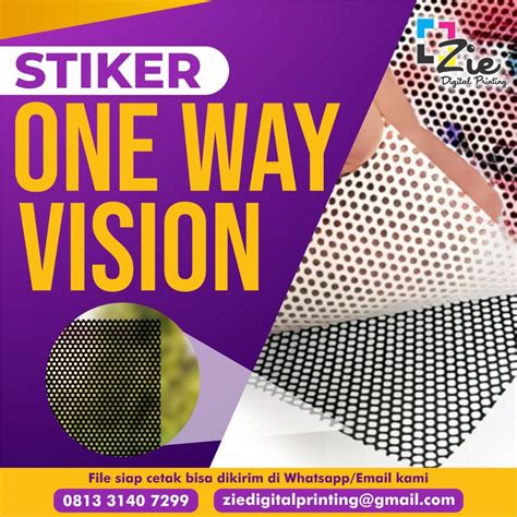 Jual Cetak Stiker One Way Vision Buat Kaca Shopee Indonesia