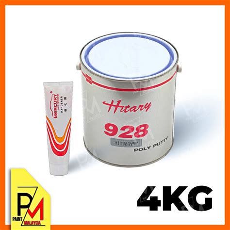 Mercury Nissan Hitary Poly Car Putty With Hardener Kg Kg Gray