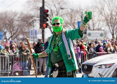 St. Patrick`s Day Parade Chicago 2018 Editorial Image - Image of ...