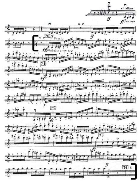 Violin: Prokofiev: Romeo and Juliet, VII-"Death of Tybalt" Reh. 70-74 ...