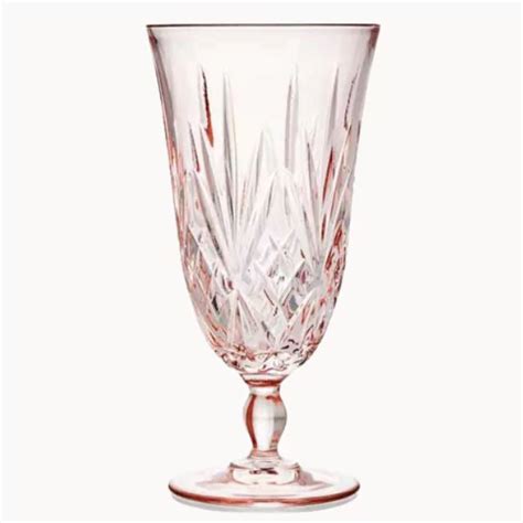 Sandy S U Rent Best Source For Melodia Water Goblet Blush Rentals