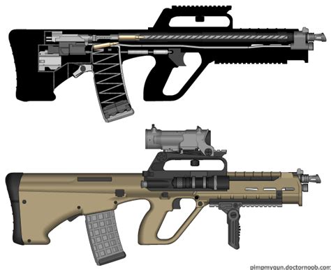 bullpup smg with internals by ZoMb1e-M4N on DeviantArt