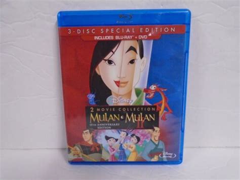 Mulanmulan Ii 2 Pack Blu Raydvd 2013 3 Disc Set Special Edition