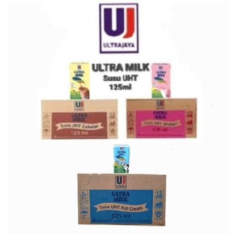 1 Dus Susu Uht Ultra Milk 125 Ml Karton Lazada Indonesia