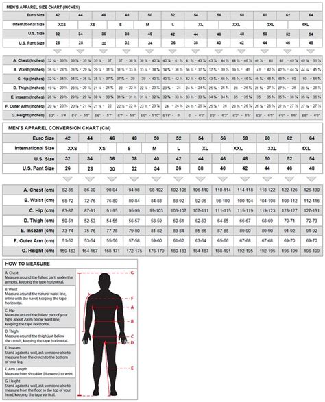 Mens Pants Size Guide Us – Yoiki Guide