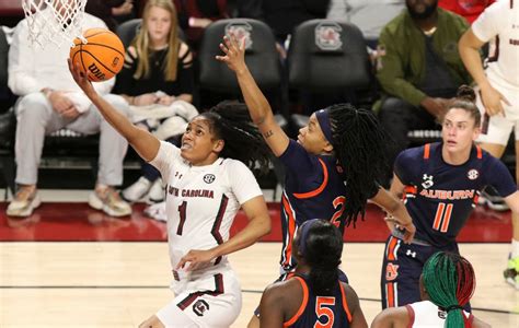 South Carolina Vs Auburn Womens Basketball Score Recap Charlotte