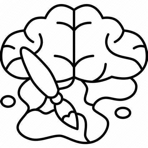 Art Therapy Cognitive Skills Brain Icon Download On Iconfinder