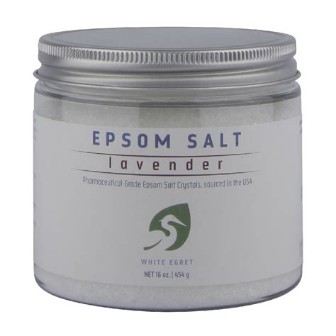 Lavender Epsom Salts White Egret Personal Care