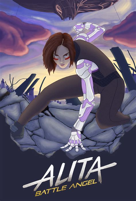 Alita: Battle Angel "Fan Art Poster Design" on Behance