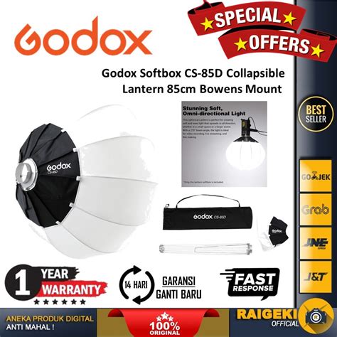 Jual Godox Softbox Cs D Collapsible Lantern Cm Bowens Mount