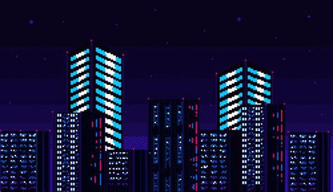 landscape_city_pixel_art_by_metalbrasier2x0-db0y5pj.gif (1800×1044) | Fotos del cielo, Arte ...