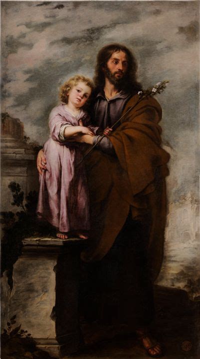 Bartolomé Esteban Murillo Saint Jose Old classic art Paintings