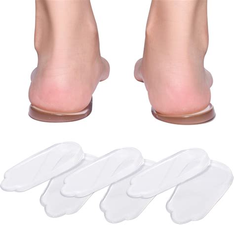 Medial Lateral Heel Wedge Silicone Insoles Supination Pronation