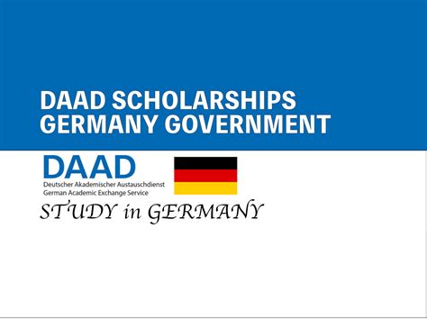 Fully Funded 2024 German Government Daad Scholarships How To Apply