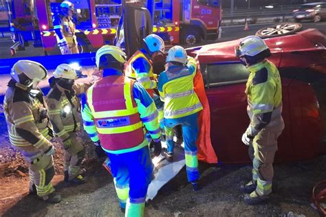 Un herido tras un grave accidente en la A 5 en Alcorcón alcorconhoy