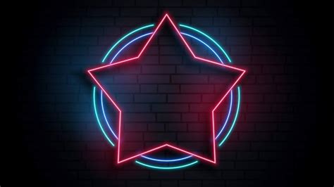 Neon Stars Wallpapers - Top Free Neon Stars Backgrounds - WallpaperAccess