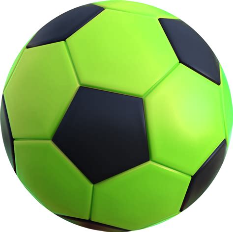 3d Soccer Ball Png 1024x1024 Png Green Soccer Ball Png Clipart