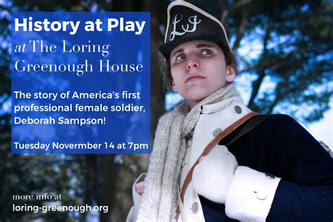A Revolution of Her Own - Deborah Sampson [11/14/17]