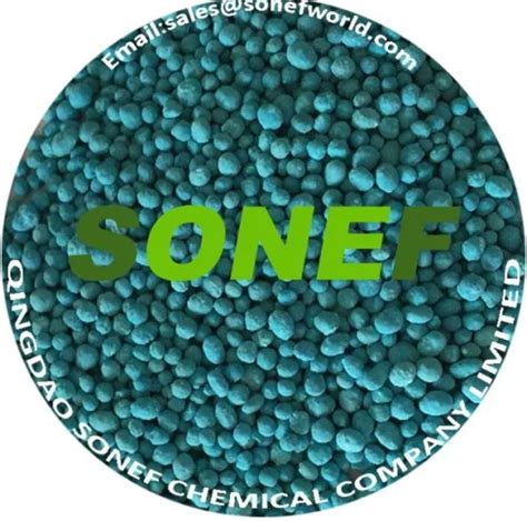 Compound Fertilizer Granular State Npk Blue Color For