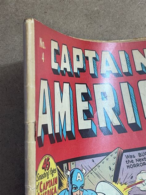 Captain America Comics 4 1941 Simon Kirby Lee Schomburg Sacred Marvel